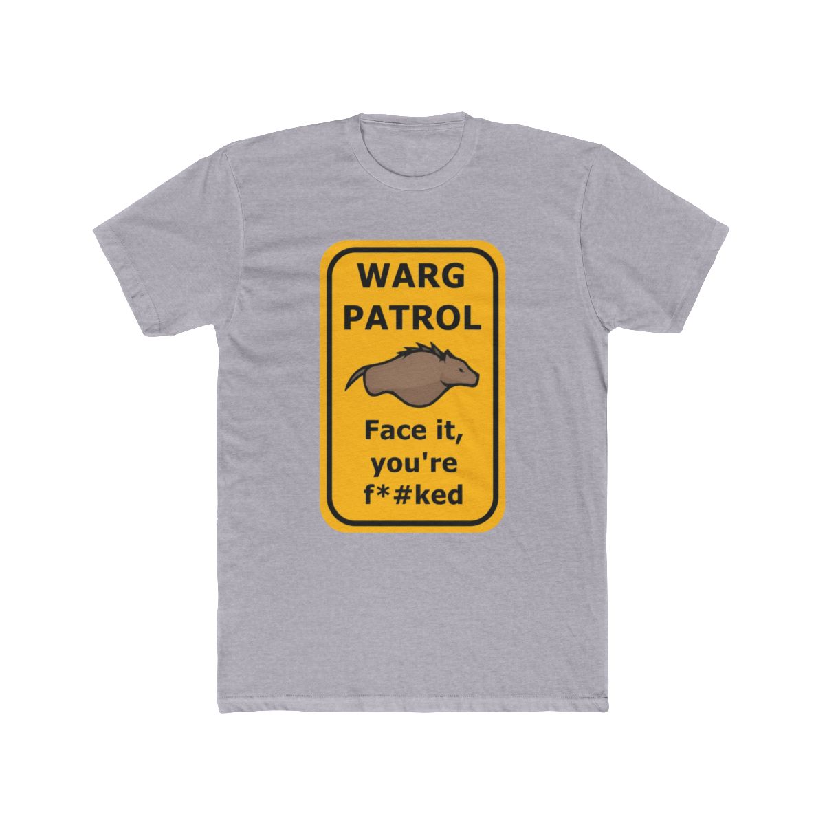 Rimworld Warg Patrol Warning Sign136 - alternate angle 3, merchandise