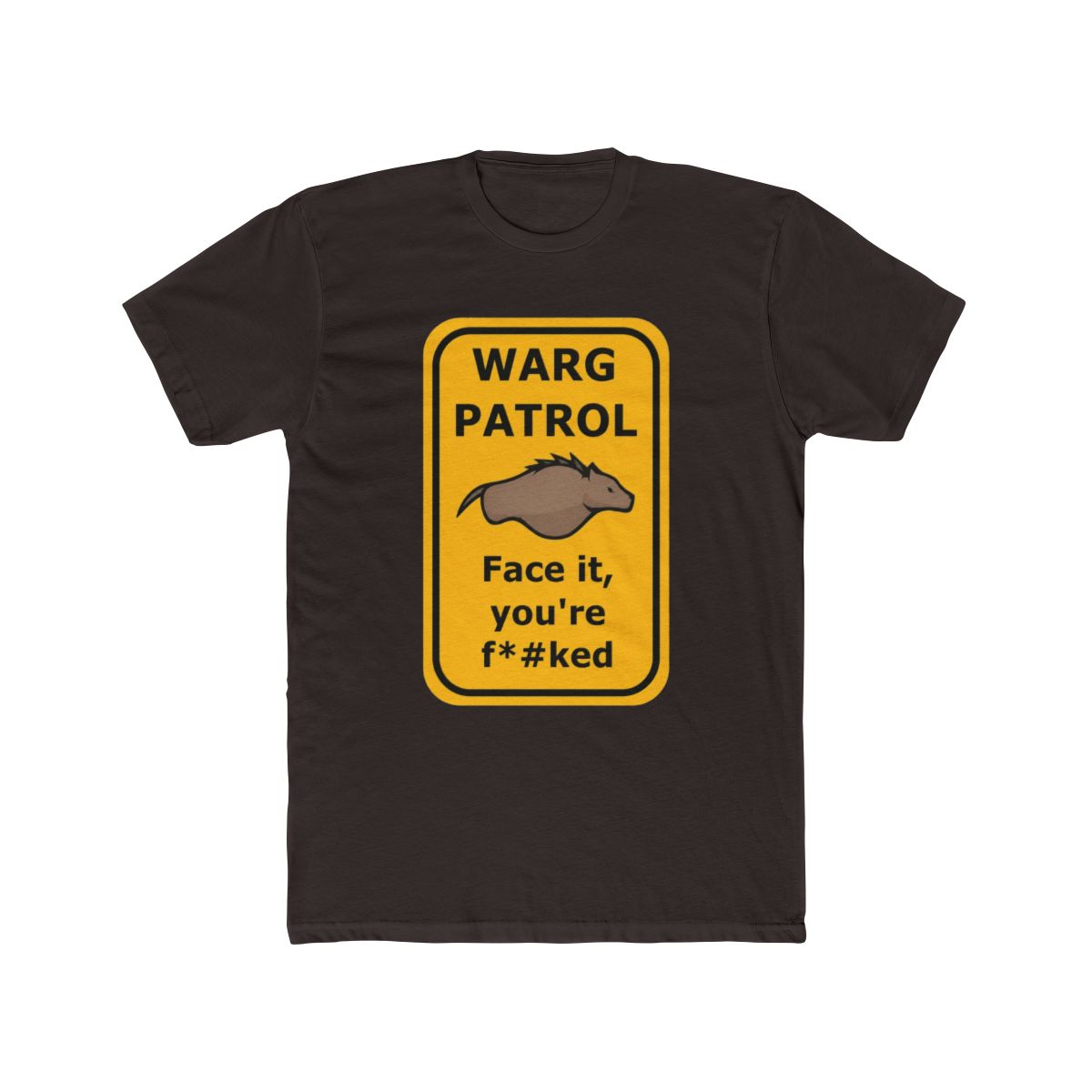 Rimworld Warg Patrol Warning Sign136 - alternate angle 2, merchandise