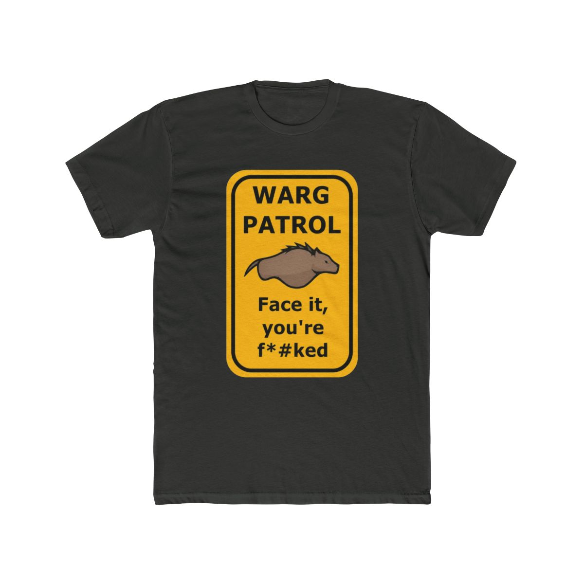 Rimworld Warg Patrol Warning Sign136 - alternate angle 5, merchandise
