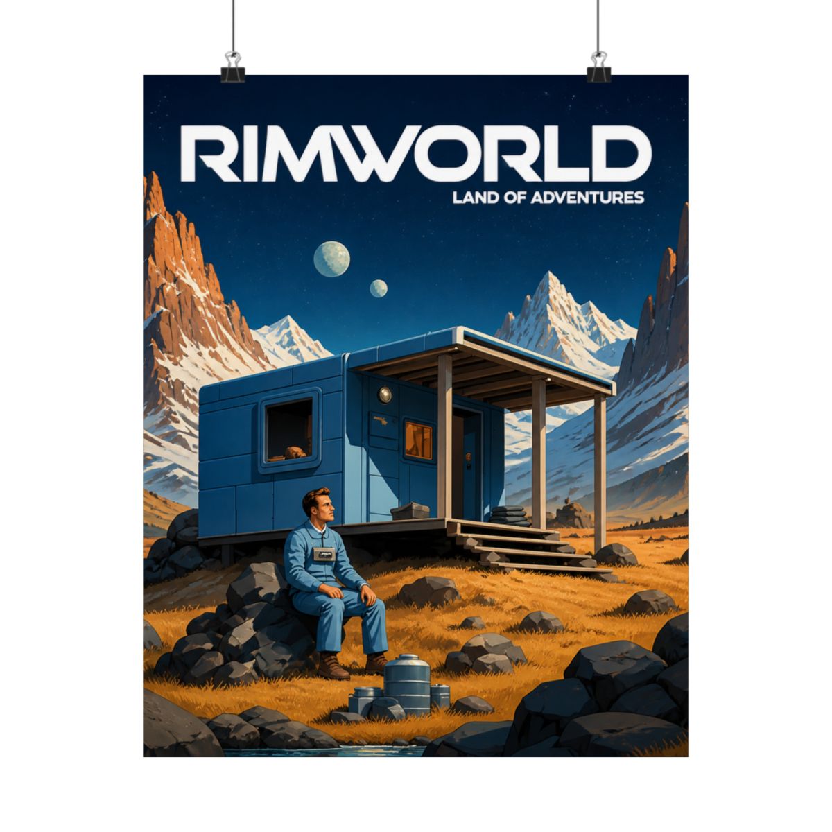 Rimworld. Land of Adventures - alternate angle 1, merchandise