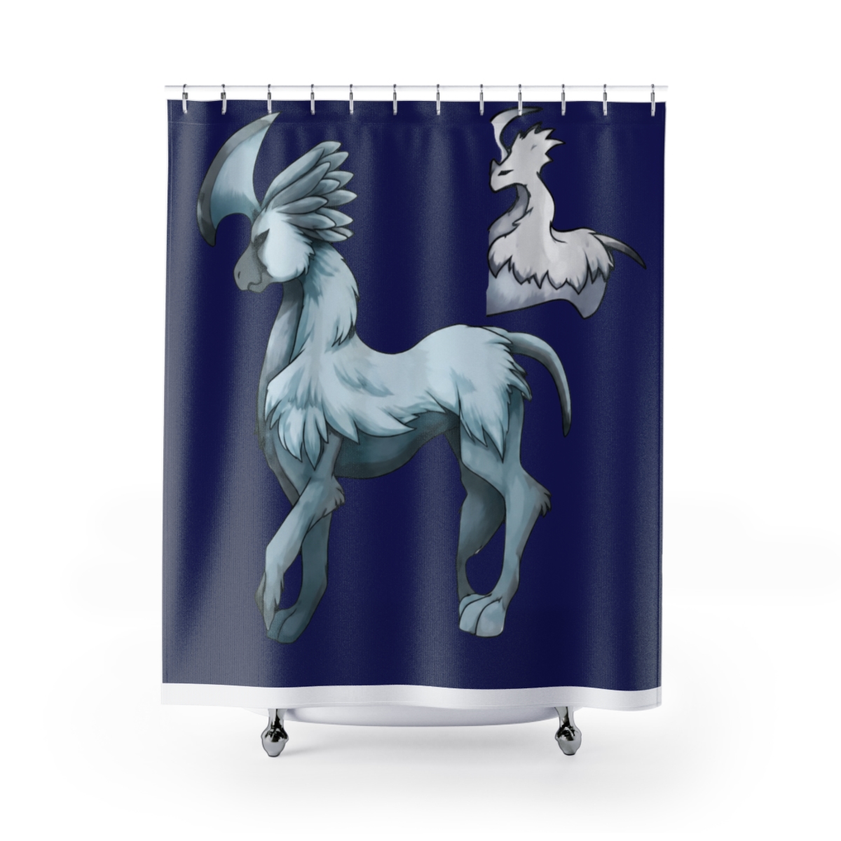 Rimworld Thrumbo Shower Curtain - Official Creator merchandise