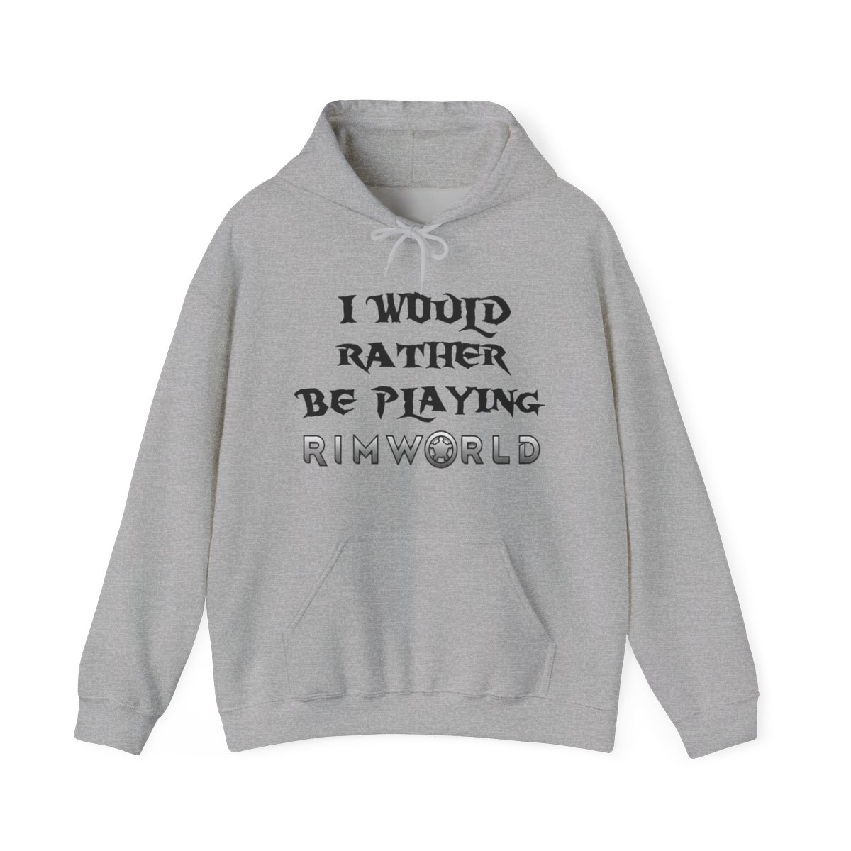I would rather be playing Rimworld - Official Hoodies merchandise