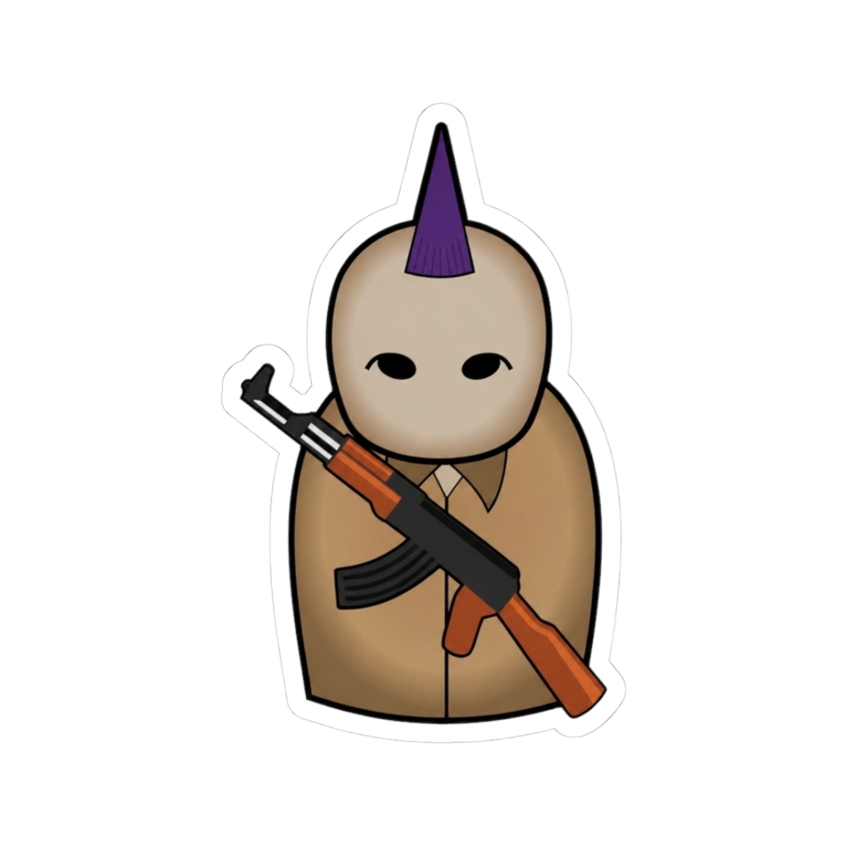 Rimworld Raider Pawn (Male with Mohawk) - Official Creator merchandise