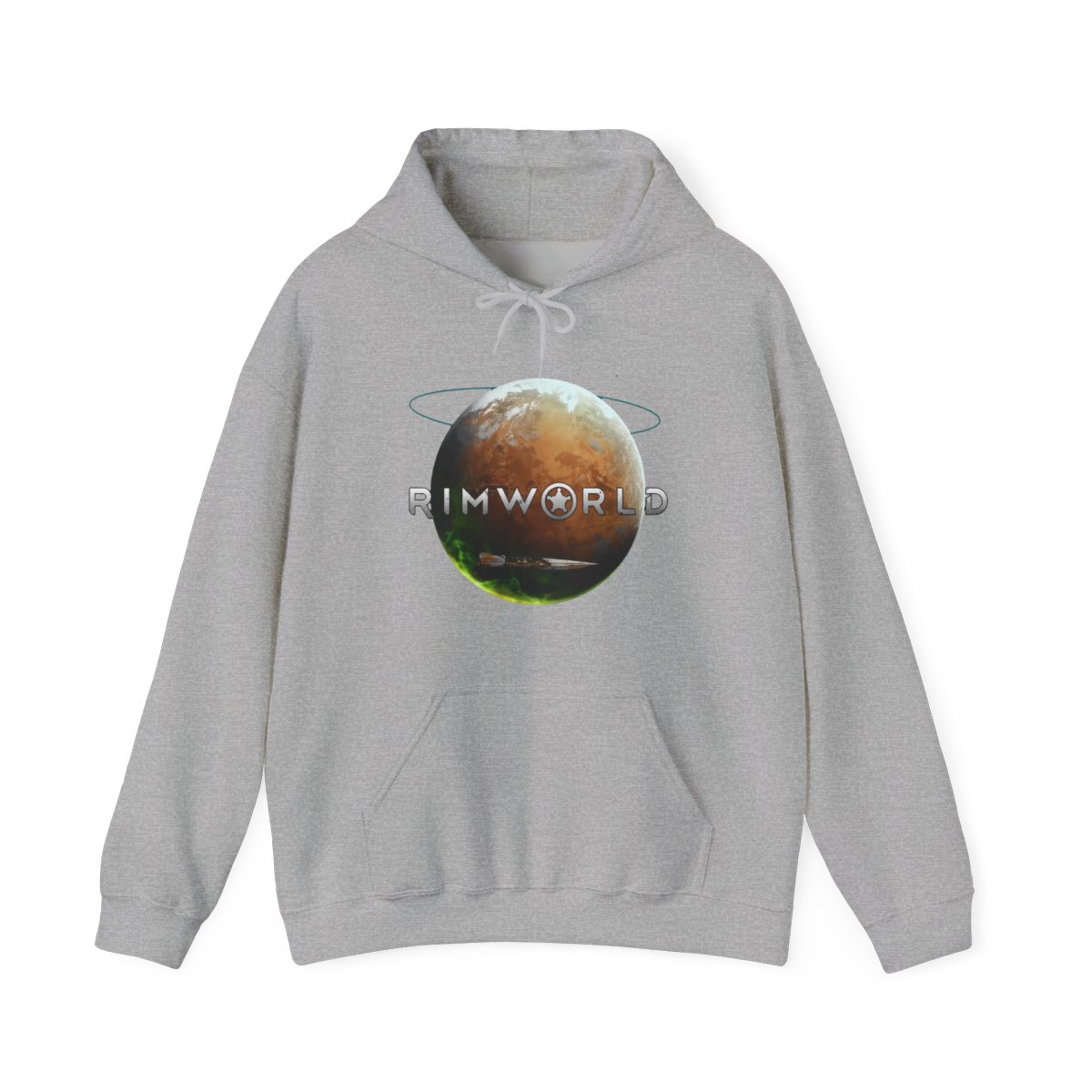 RimWorld Sci-Fi Simulation Game Planet Hoodie