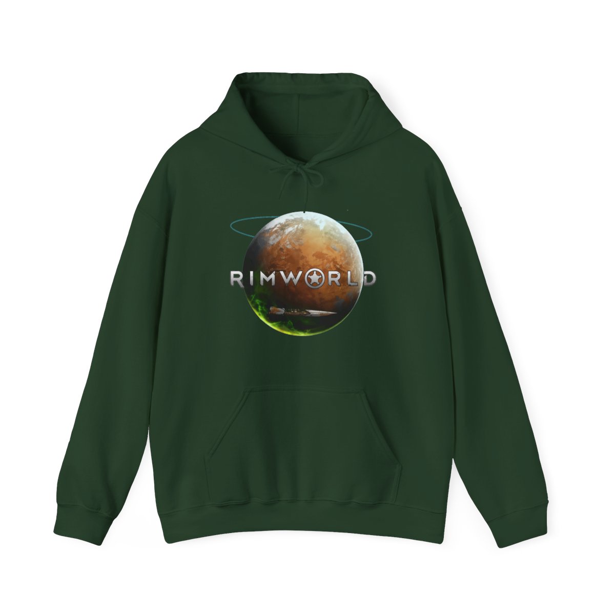 RimWorld Sci-Fi Simulation Game Planet Hoodie - alternate angle 5, merchandise