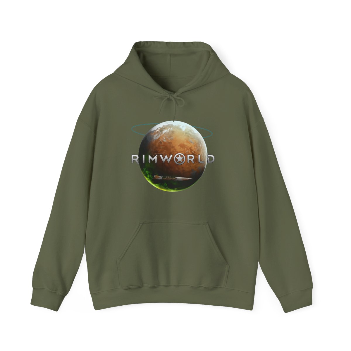 RimWorld Sci-Fi Simulation Game Planet Hoodie - alternate angle 4, merchandise