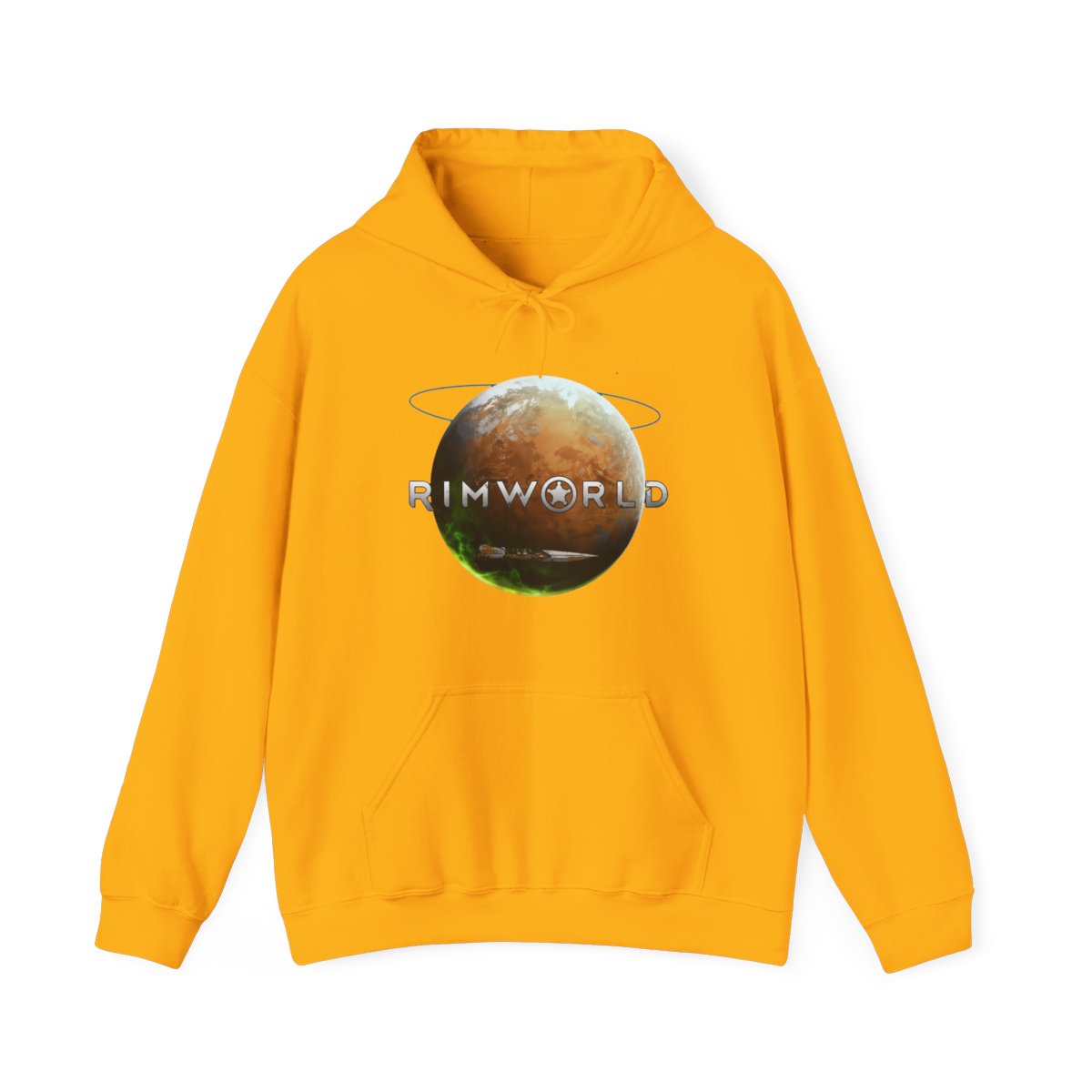 RimWorld Sci-Fi Simulation Game Planet Hoodie - alternate angle 2, merchandise