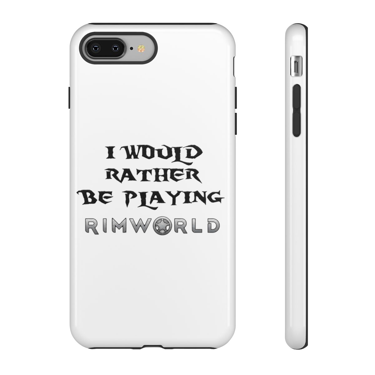 I would rather be playing Rimworld Phone Case - alternate angle 4, merchandise