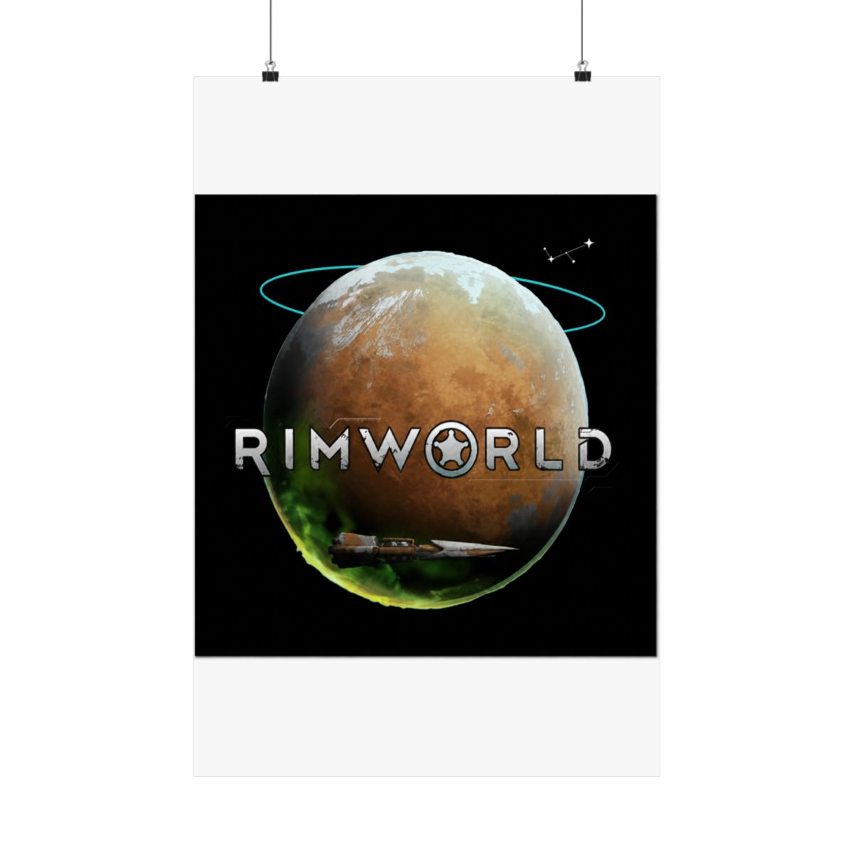 RimWorld Sci-Fi Simulation Game Planet Posters and Art - Official posters merchandise