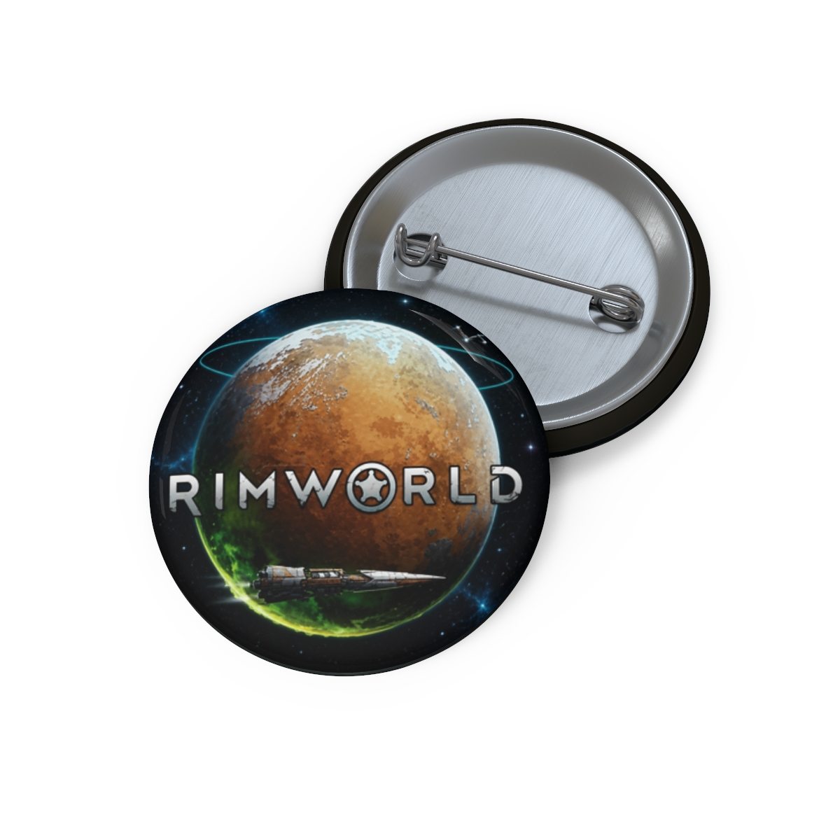 RimWorld Sci-Fi Simulation Game Planet Pin - Official Creator merchandise