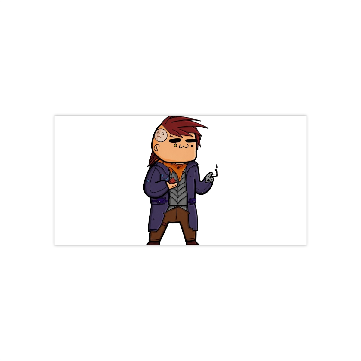 Magnet Rimworld - Randy Random Magnet Bumper Sticker Car Magnet Flexible Reuseable Magnetic Vinyl 5" - Official stickers merchandise